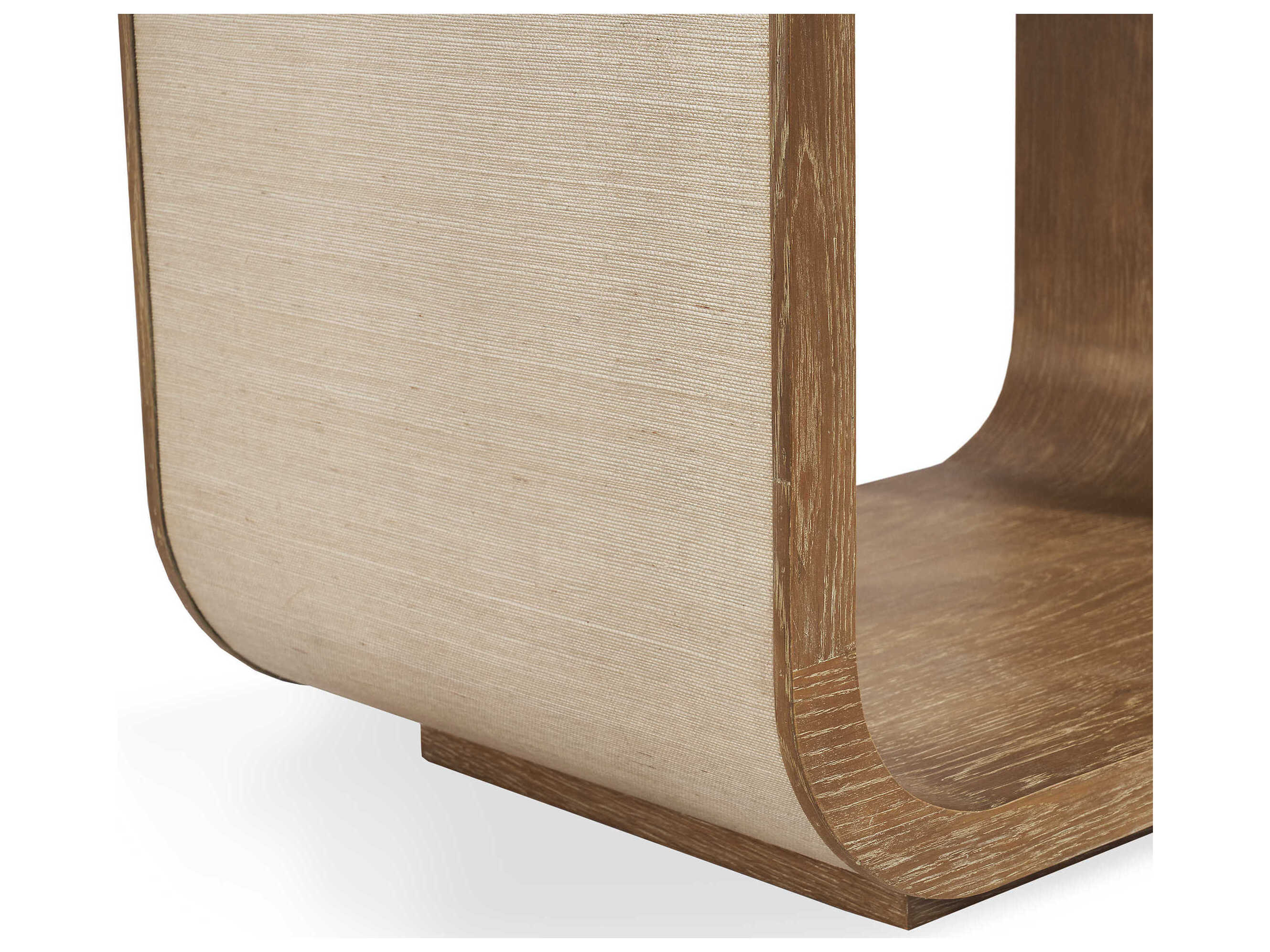 Interlude Home Mia Natural Oak Wood Nightstand