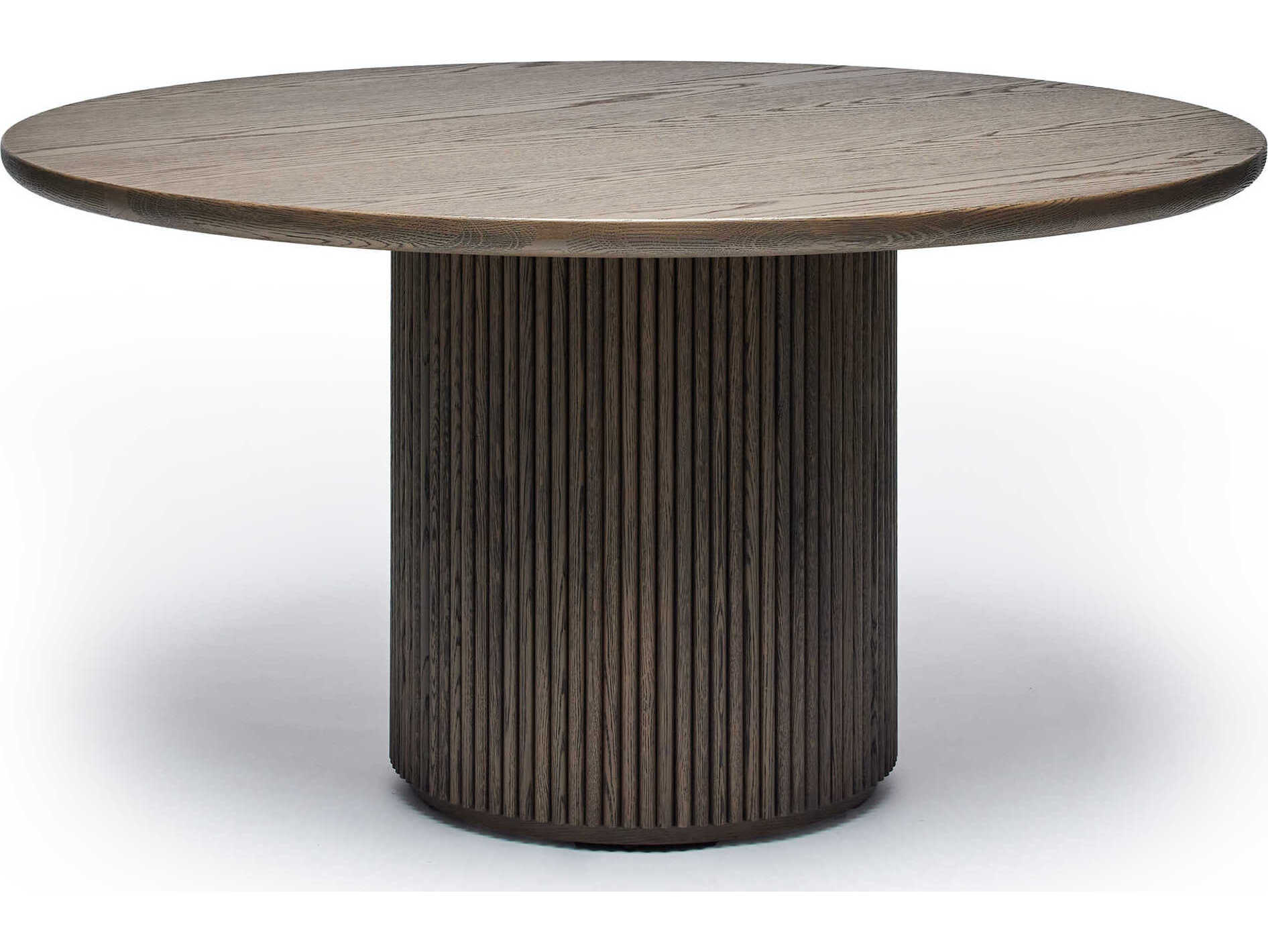Interlude Home Laurel Round Wood Mocha Dining Table