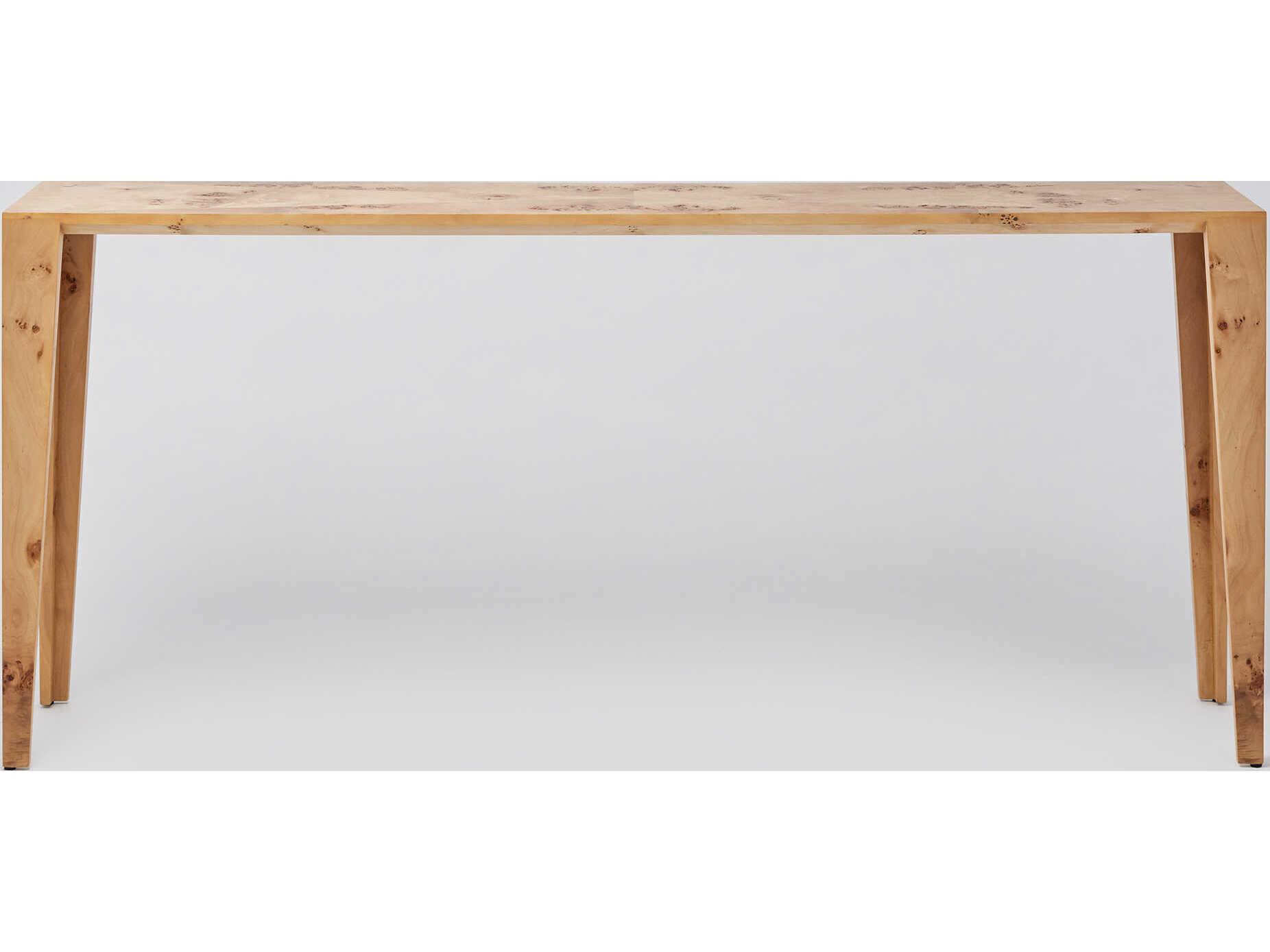 Interlude Home Sherwood Rectangular Wood Canyon Console Table