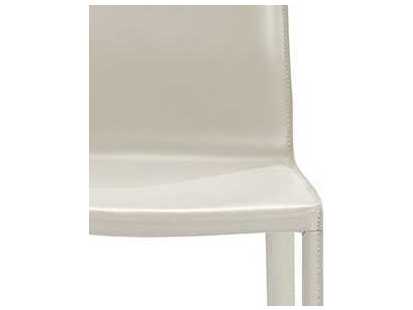 Interlude Home Jada High Back Beige Leather Side Dining Chair