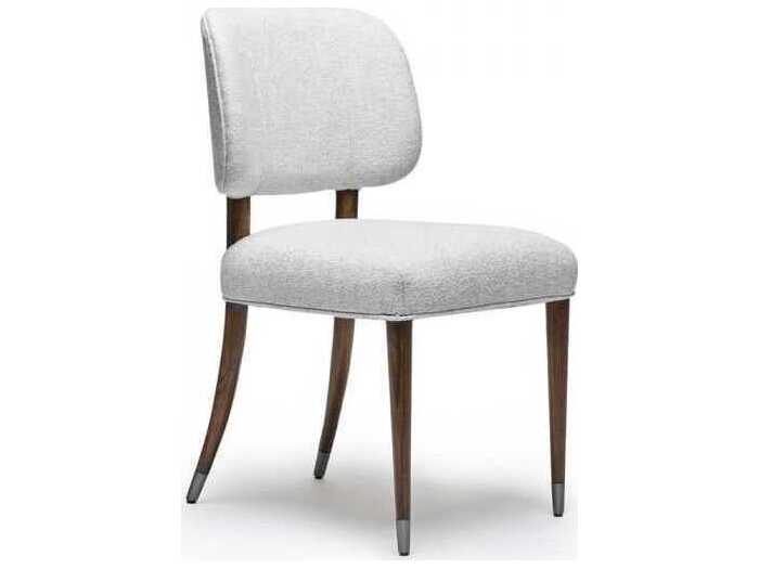 Interlude Home Serafina Gray Upholstered Armless Dining Chair