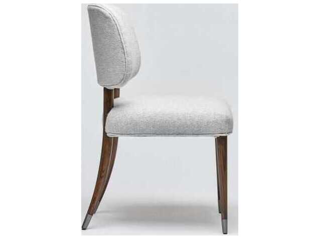 Interlude Home Serafina Gray Upholstered Armless Dining Chair