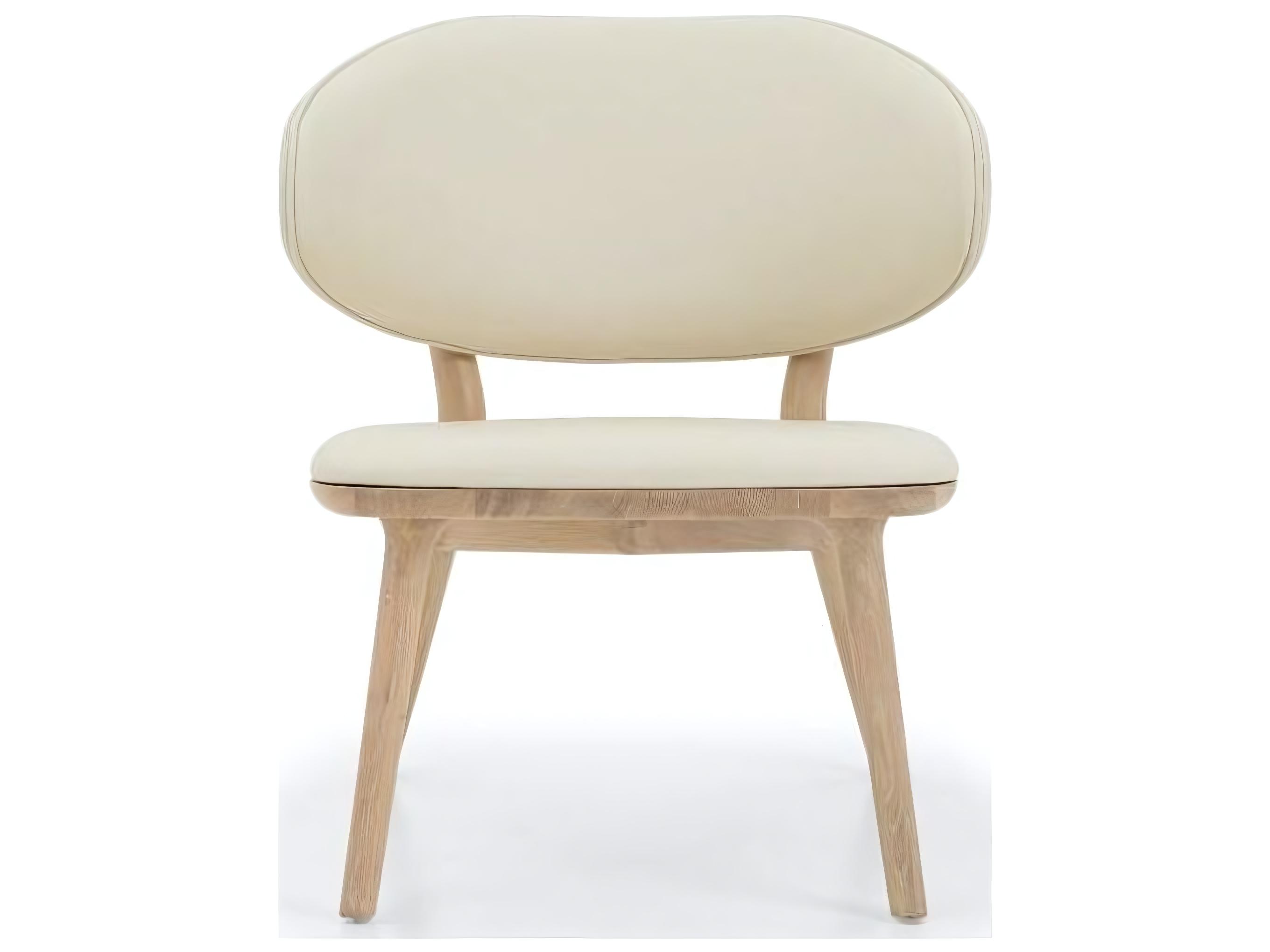 Interlude Home Soren Lounge Chair in Saddle