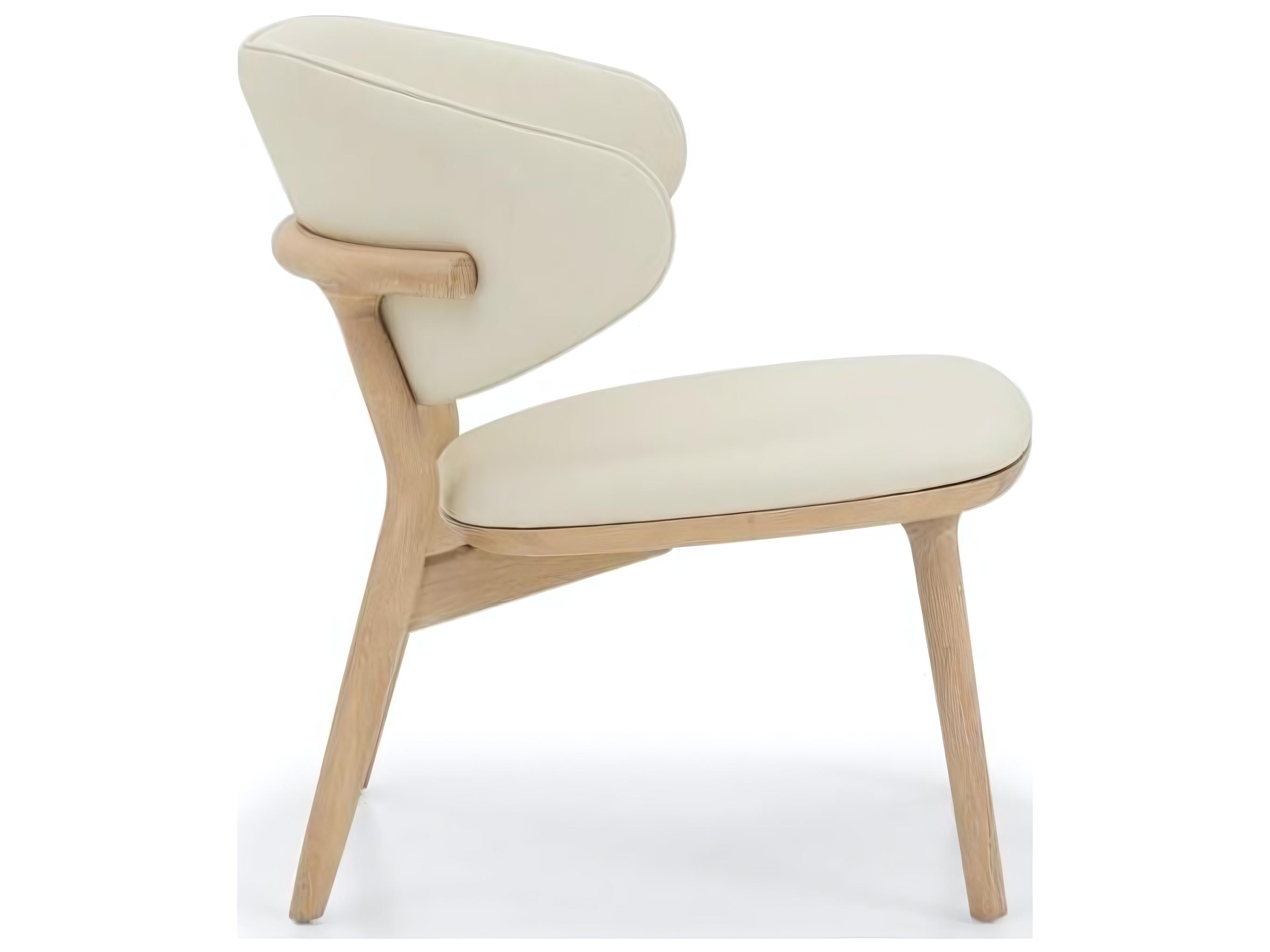Interlude Home Soren Lounge Chair in Saddle