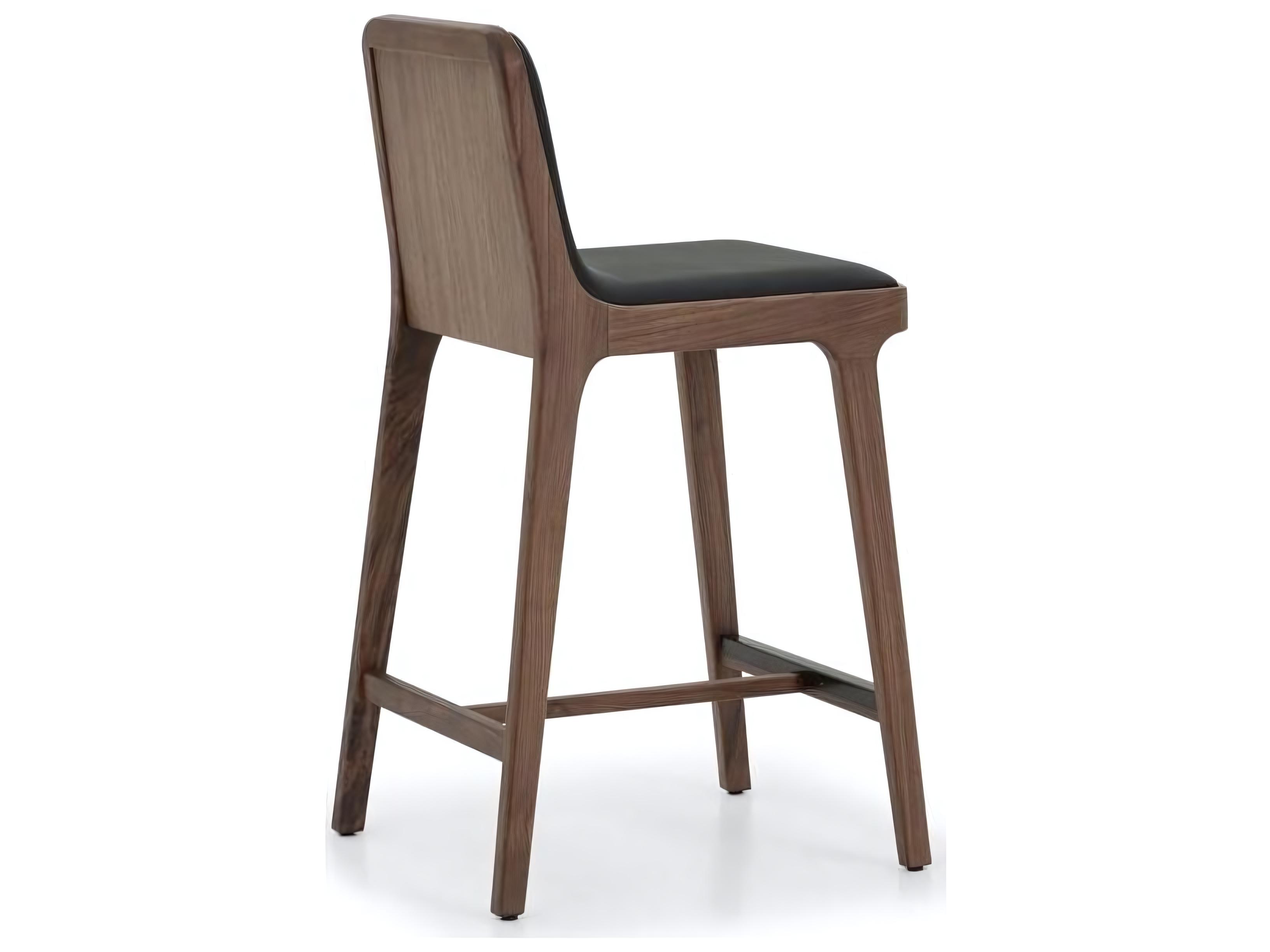 Interlude Home Florent Counter Stool in Walnut