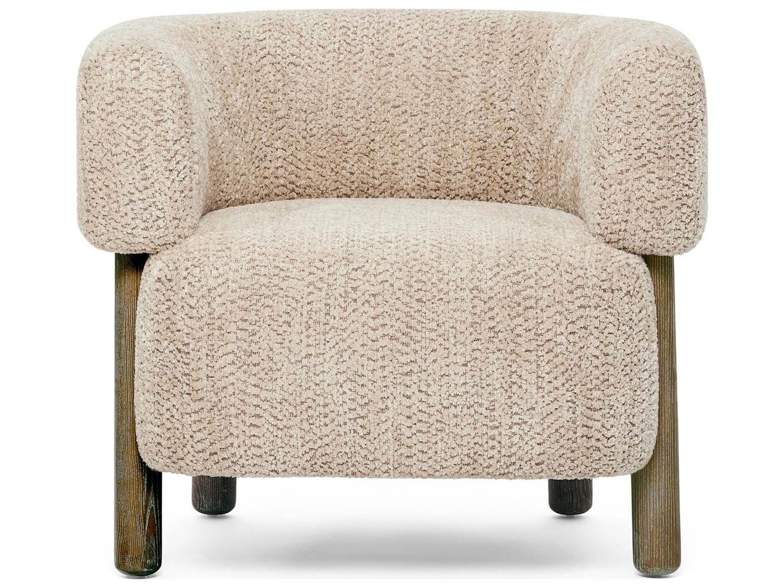Interlude Home Ollie Brown Accent Chair
