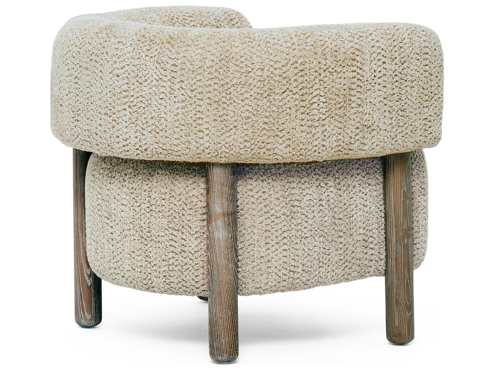 Interlude Home Ollie Brown Accent Chair