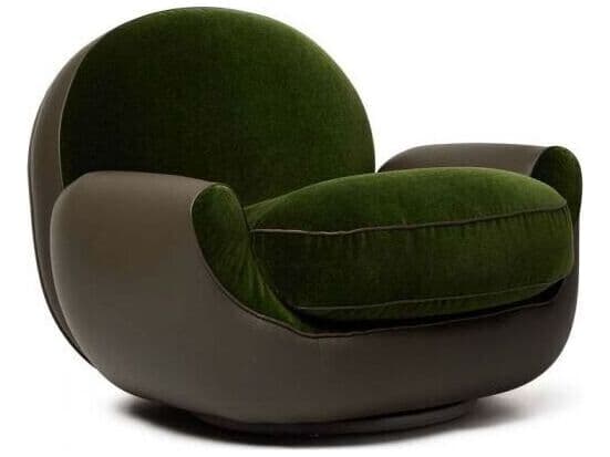 Interlude Home Laurent Velvet Accent Chair