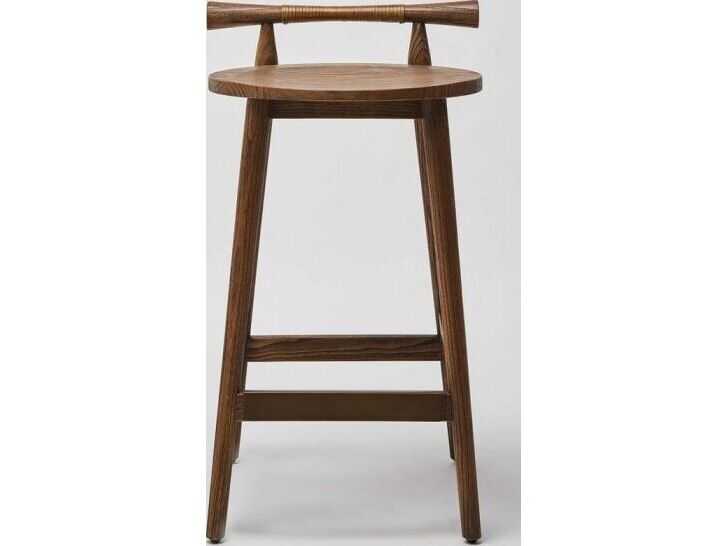 Interlude Home Madeira Sungkai Wood Counter Stool