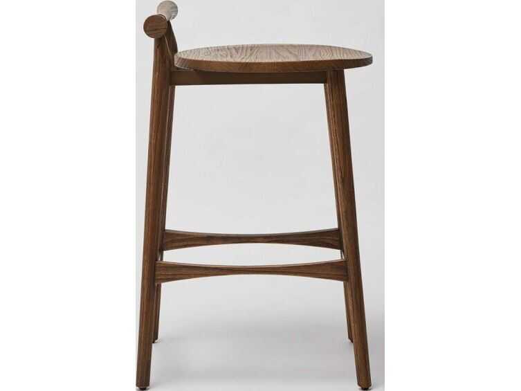 Interlude Home Madeira Sungkai Wood Counter Stool