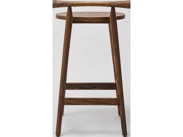 Interlude Home Madeira Sungkai Wood Counter Stool