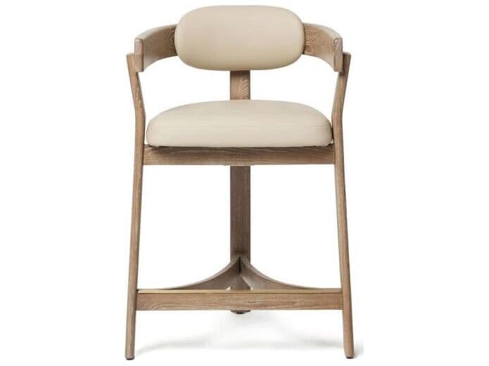 Interlude Home Granville Counter Stool - Cream Latte
