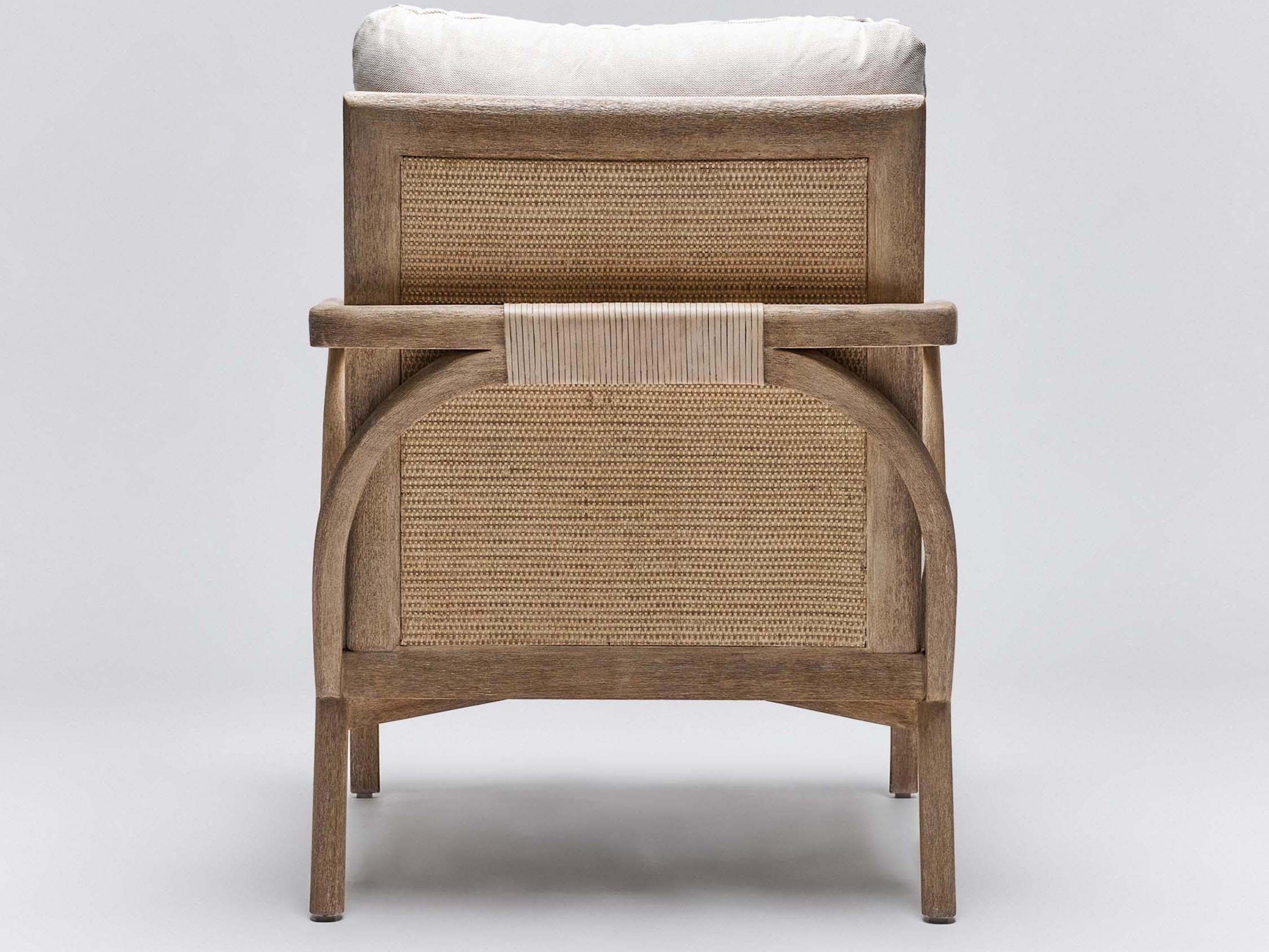 Interlude Home Delray Beige Fabric Accent Chair