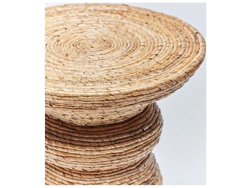 Interlude Home Laguna Round Light Satin End Table