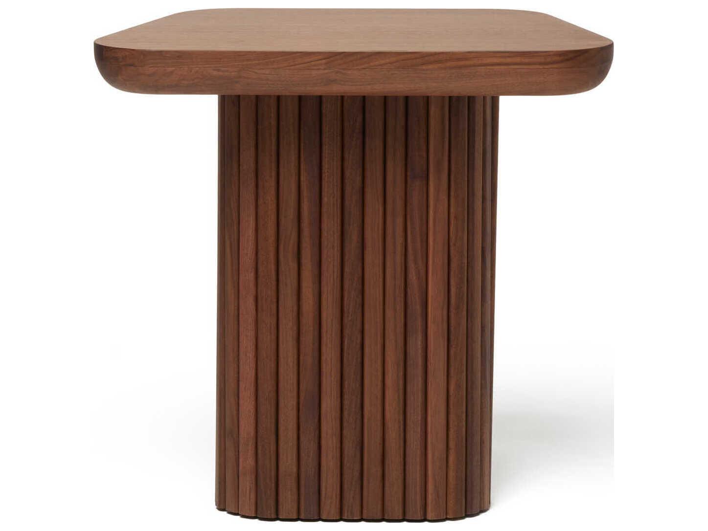 Interlude Home Carrabelle Wood Classic Walnut End Table