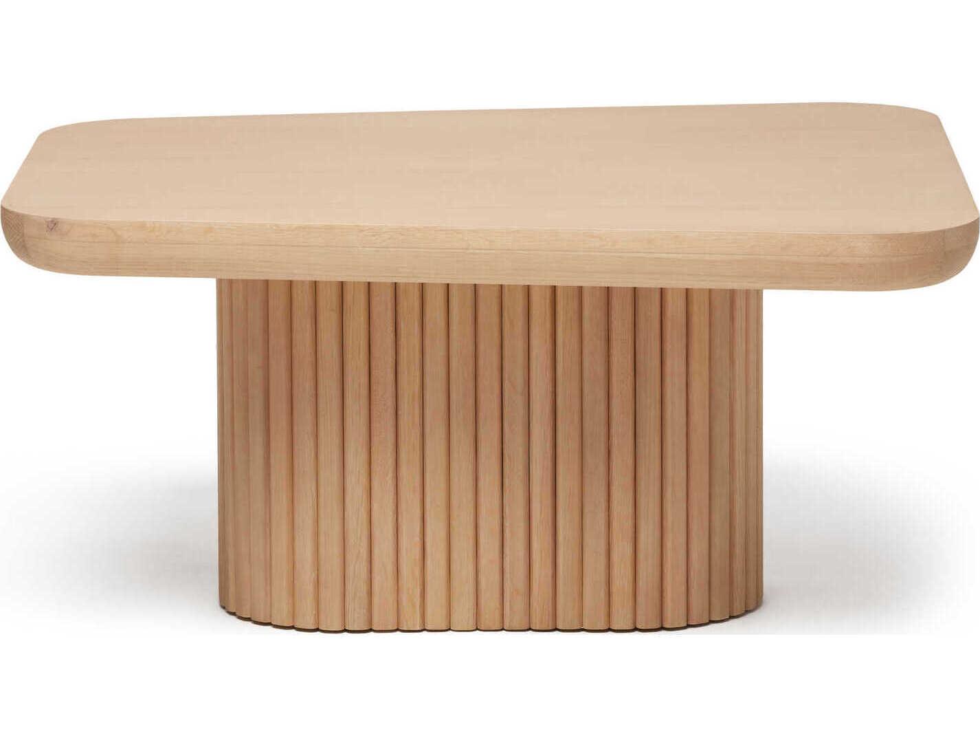 Interlude Home Carrabelle Wood Saddle Coffee Table