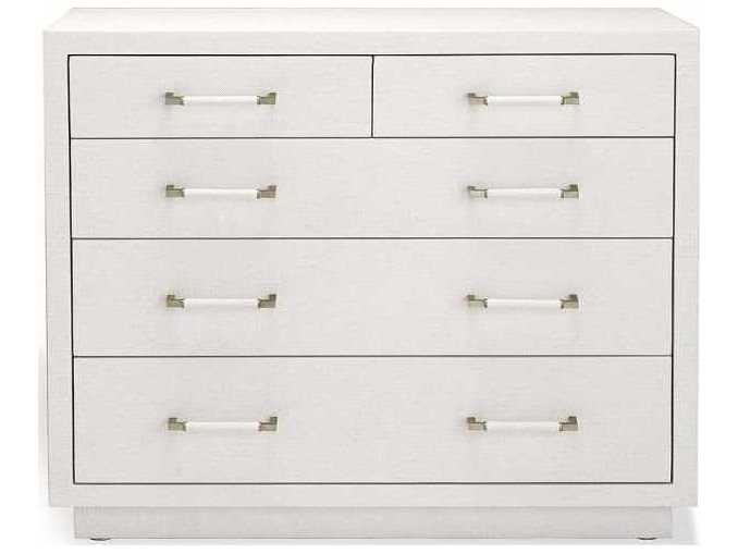 Interlude Home Natural White Champagne Silver Accent Chest