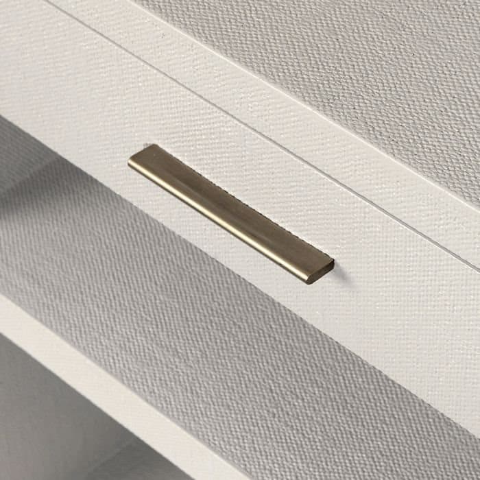 Interlude Home 1-Drawer White Chest Nightstand