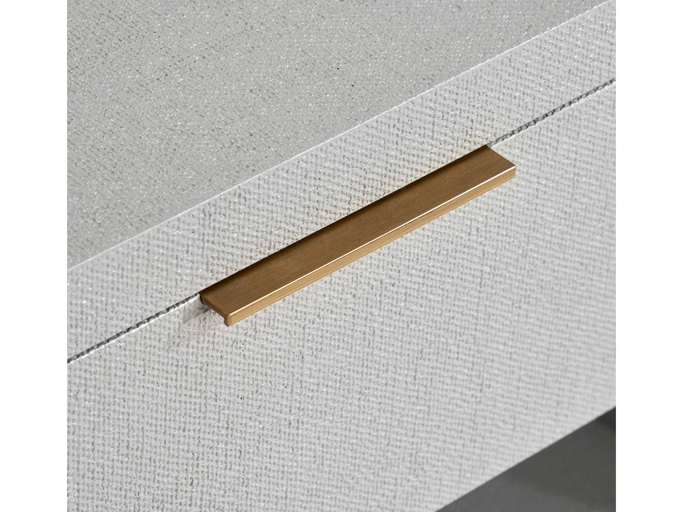 Interlude Home Montaigne 1-Drawer Gold Chest Nightstand