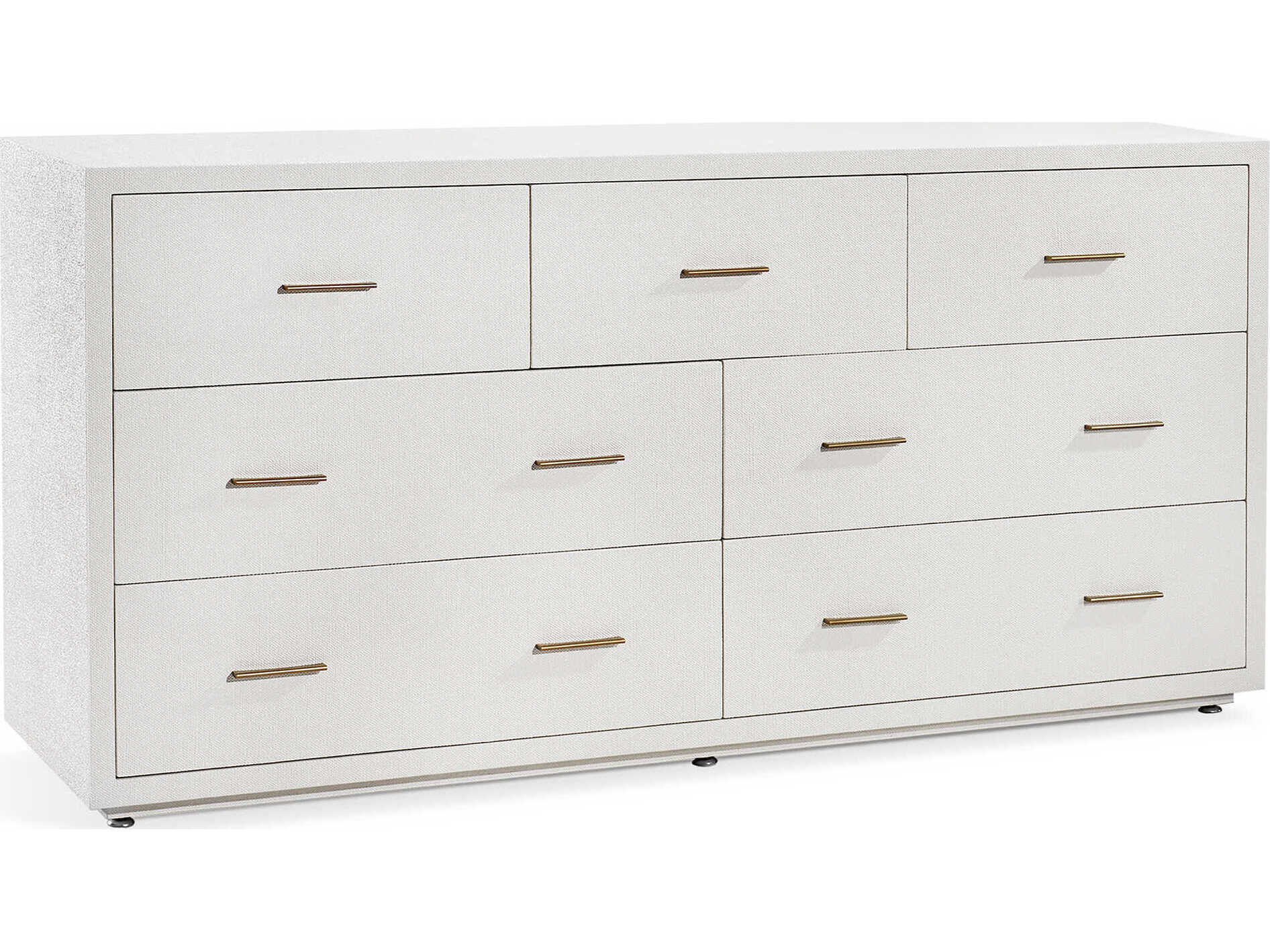 Interlude Home Livia 7-Drawers Solid Wood Double Dresser