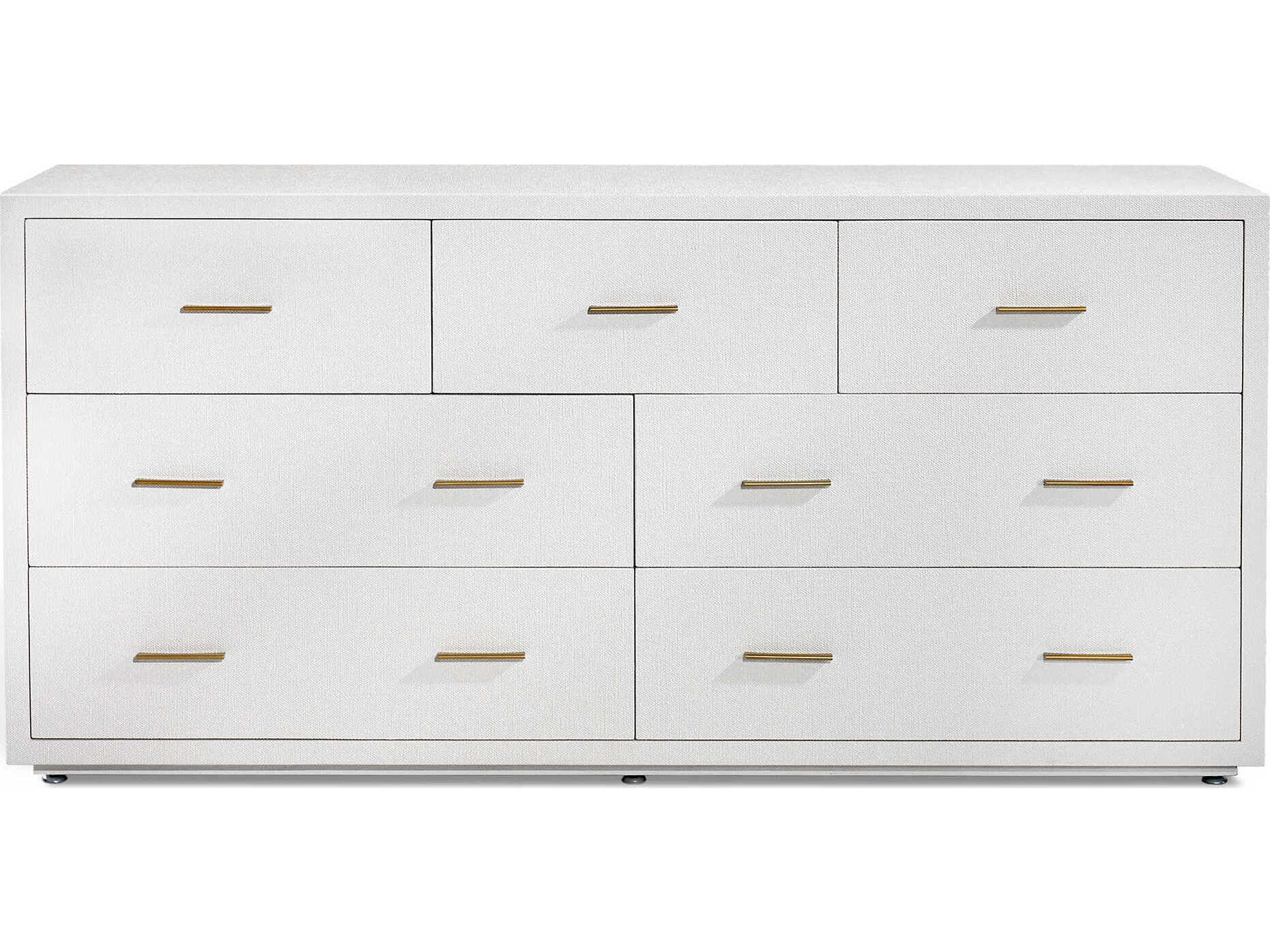 Interlude Home Livia 7-Drawers Solid Wood Double Dresser