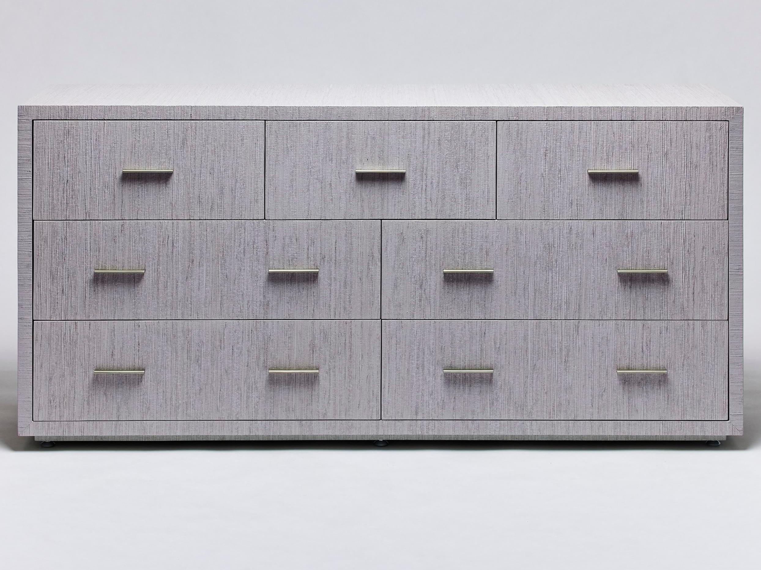Interlude Home Livia 7-Drawers Gray Double Dresser