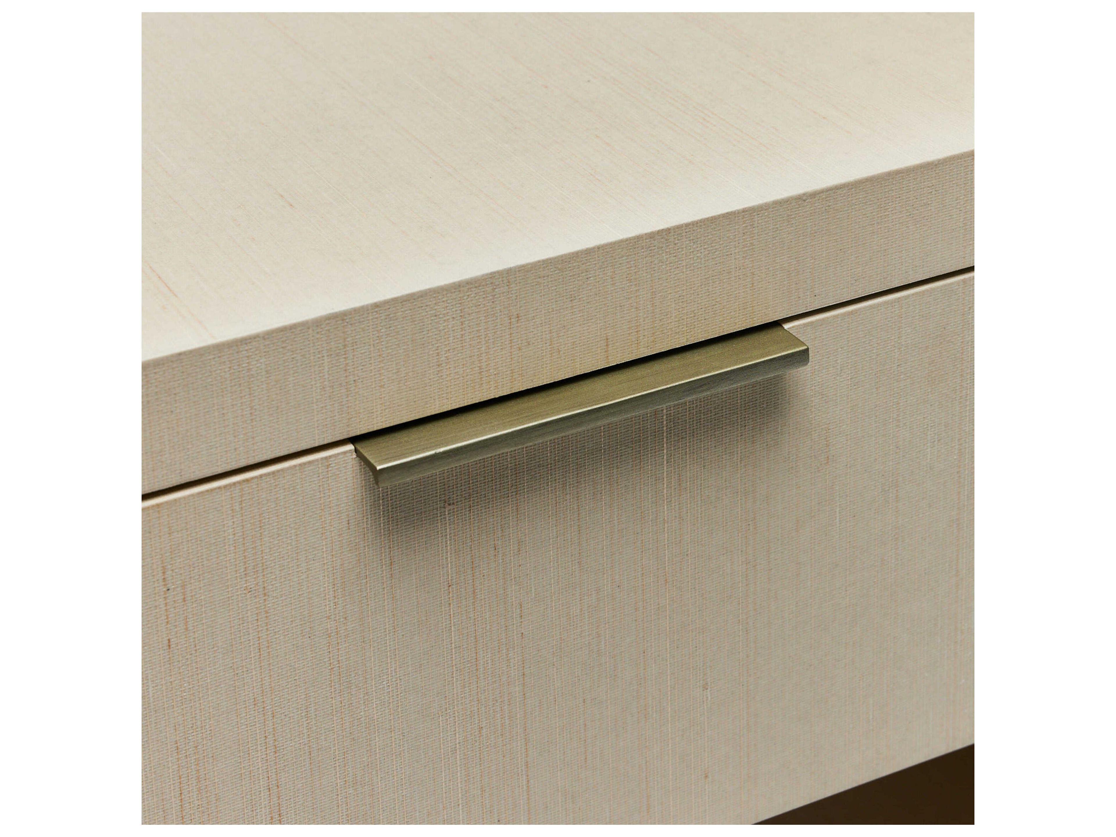 Interlude Home Montaigne 1-Drawer Beige Chest Nightstand