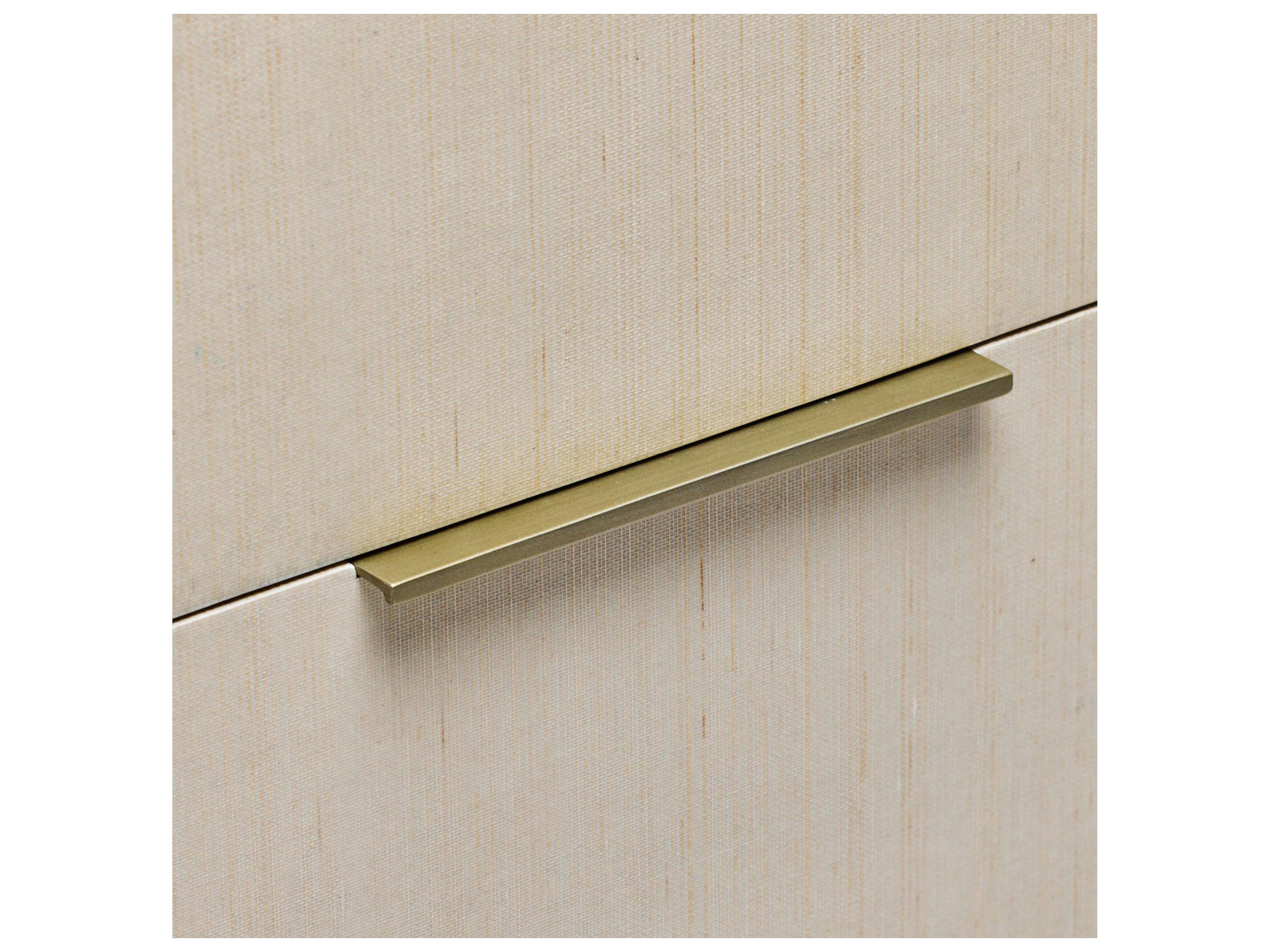 Interlude Home Montaigne 3-Drawers Desert Champagne Silver Beige Accent Chest