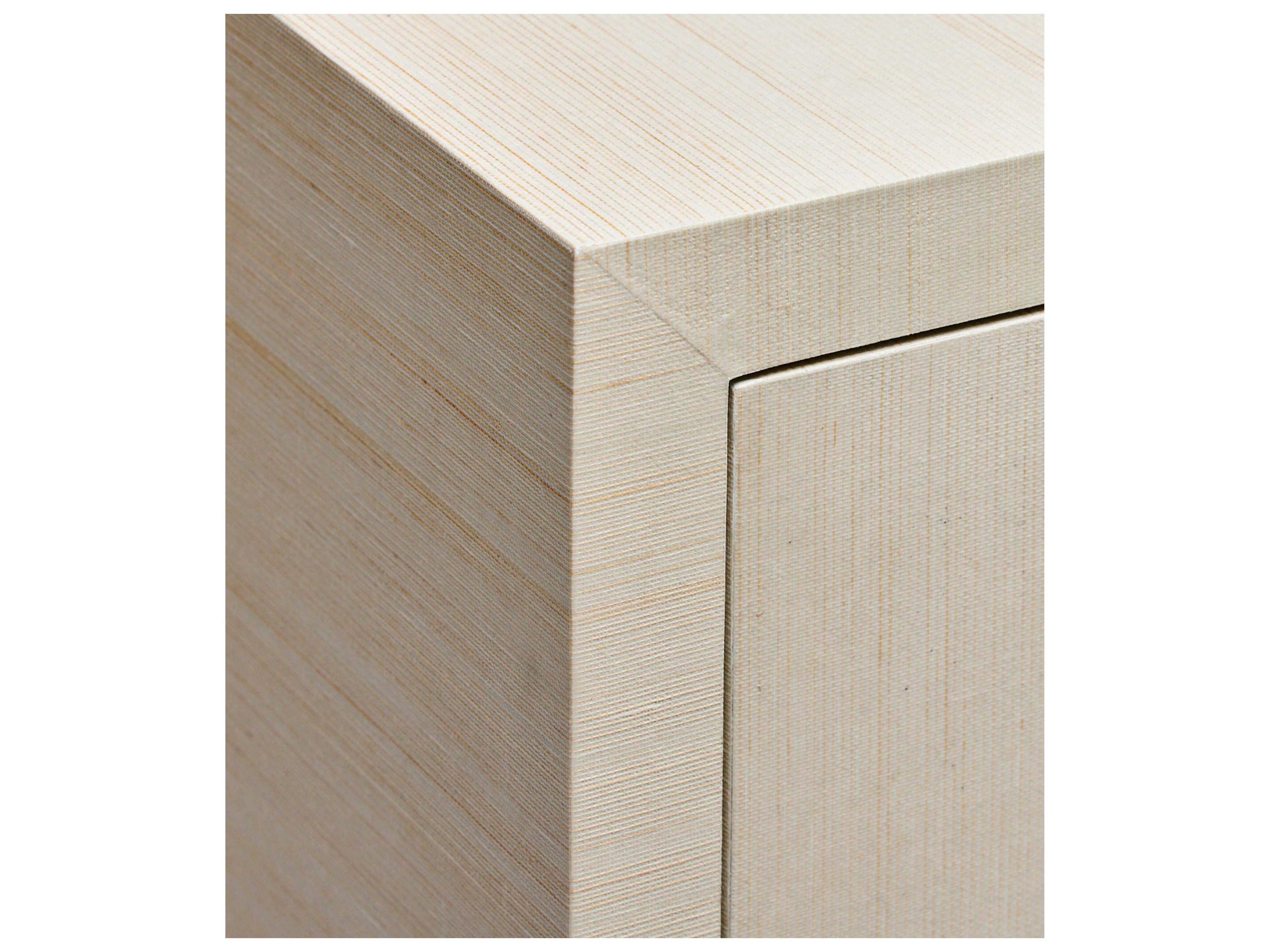 Interlude Home Montaigne 3-Drawers Desert Champagne Silver Beige Accent Chest