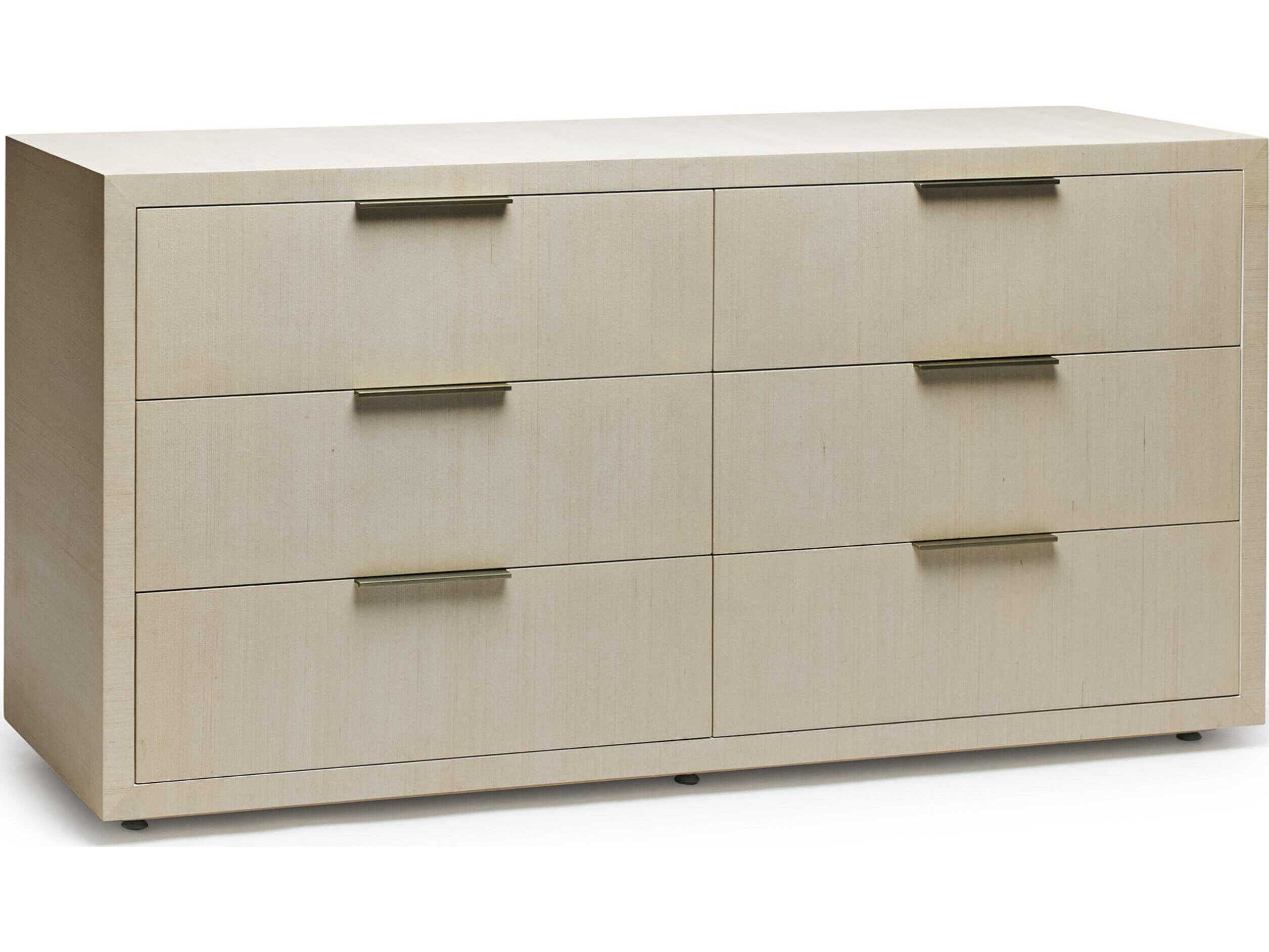 Interlude Home Montaigne 6-Drawers Beige Double Dresser