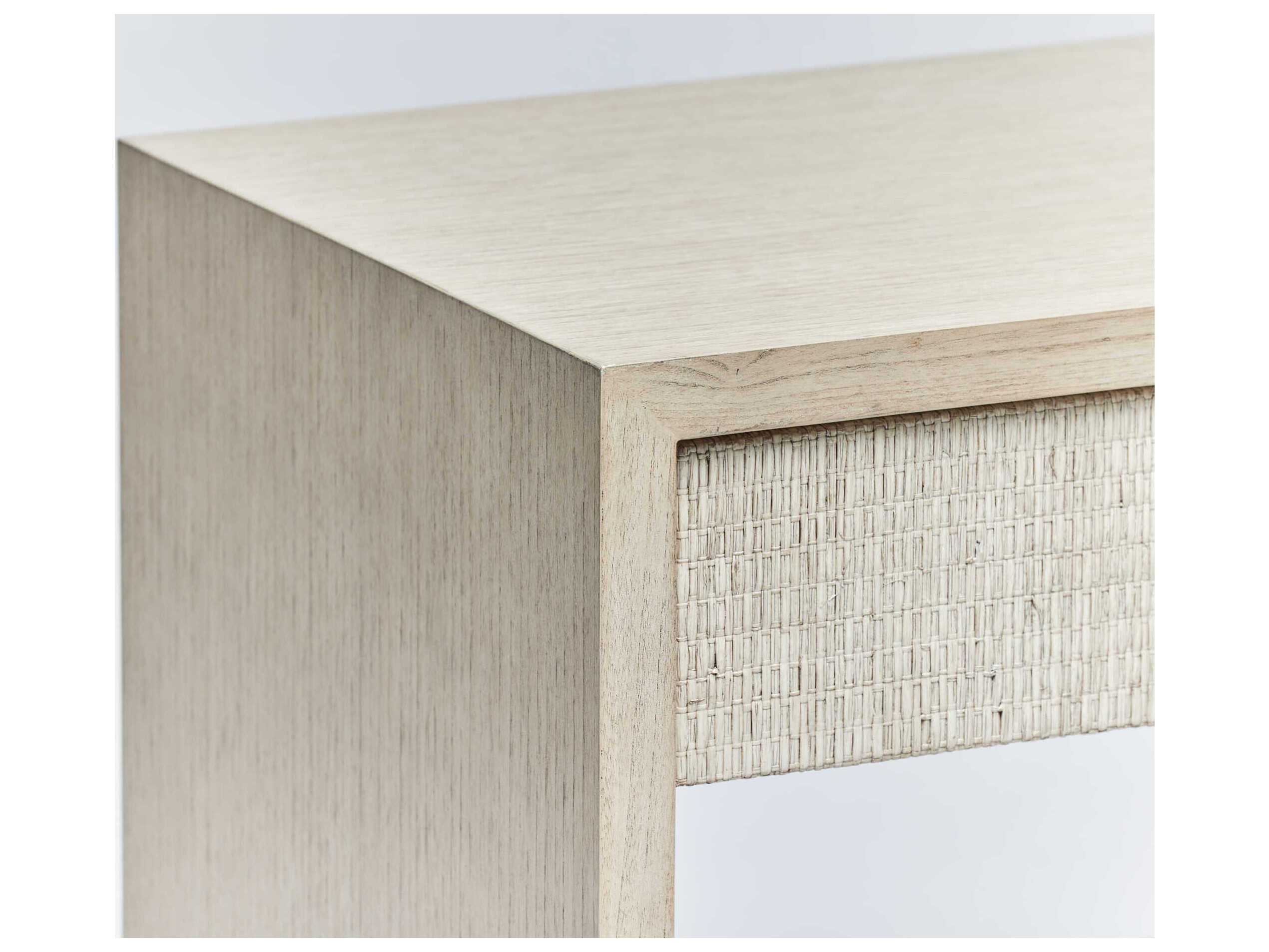 Interlude Home Harperly 2-Drawers Beige Nightstand