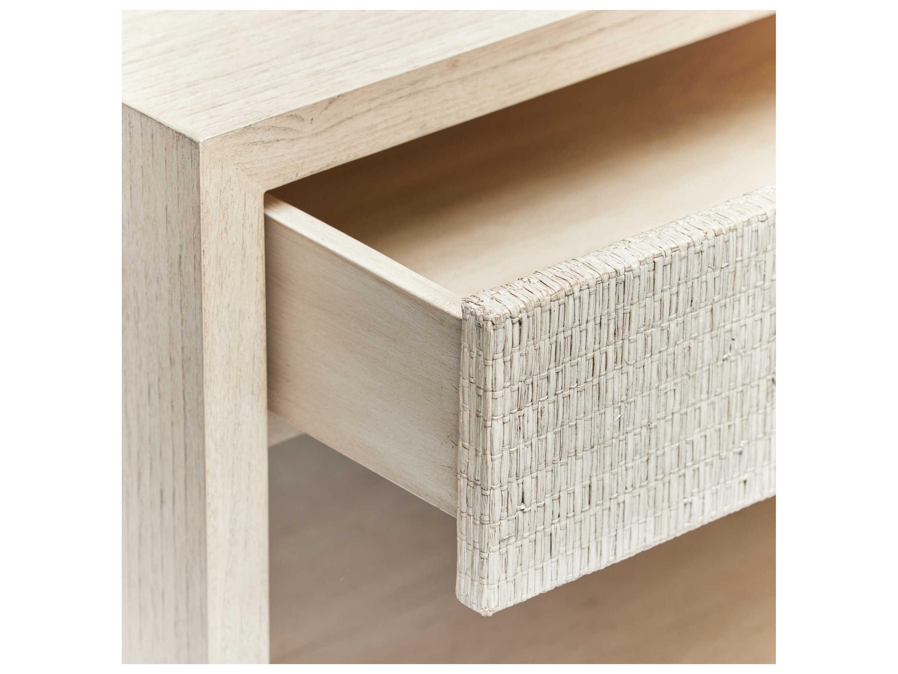 Interlude Home Harperly 2-Drawers Beige Nightstand