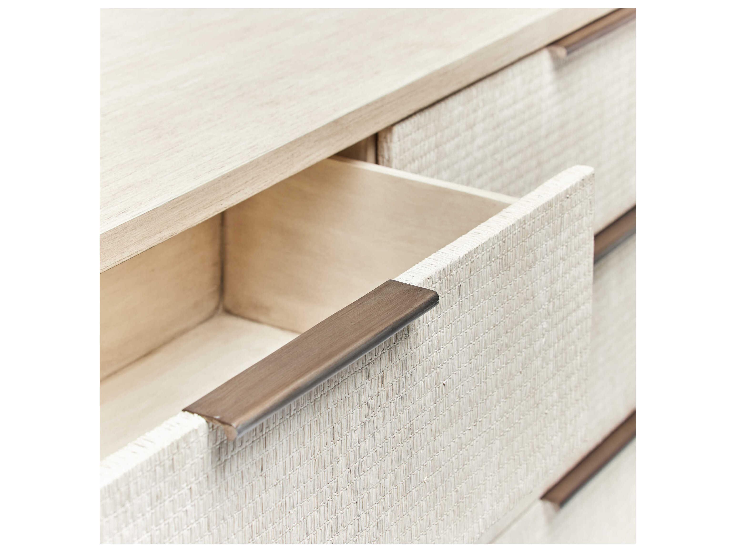 Interlude Home Harperly 6-Drawers Beige Double Dresser