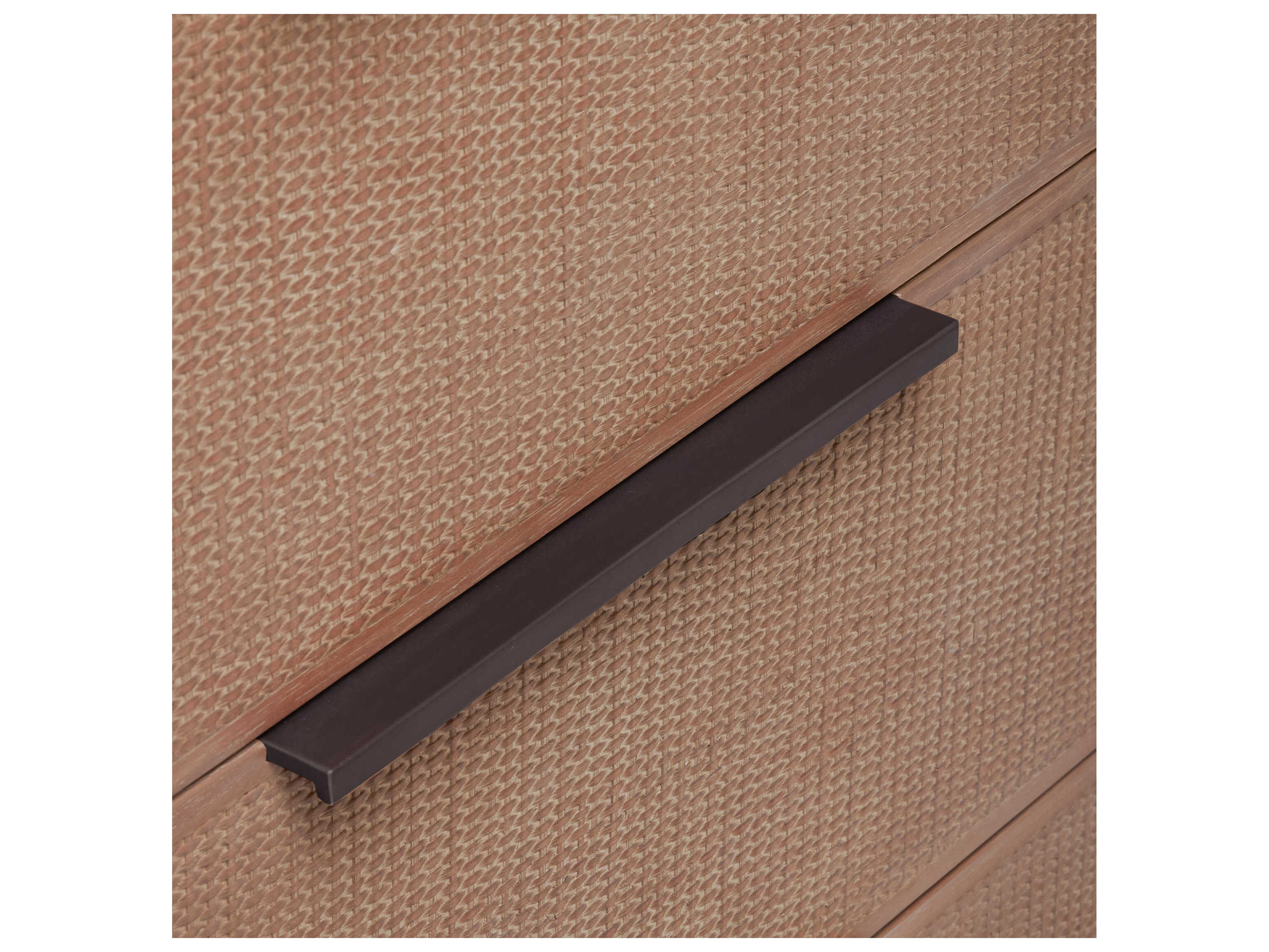 Interlude Home Holmes 6-Drawers Brown Oak Wood Double Dresser