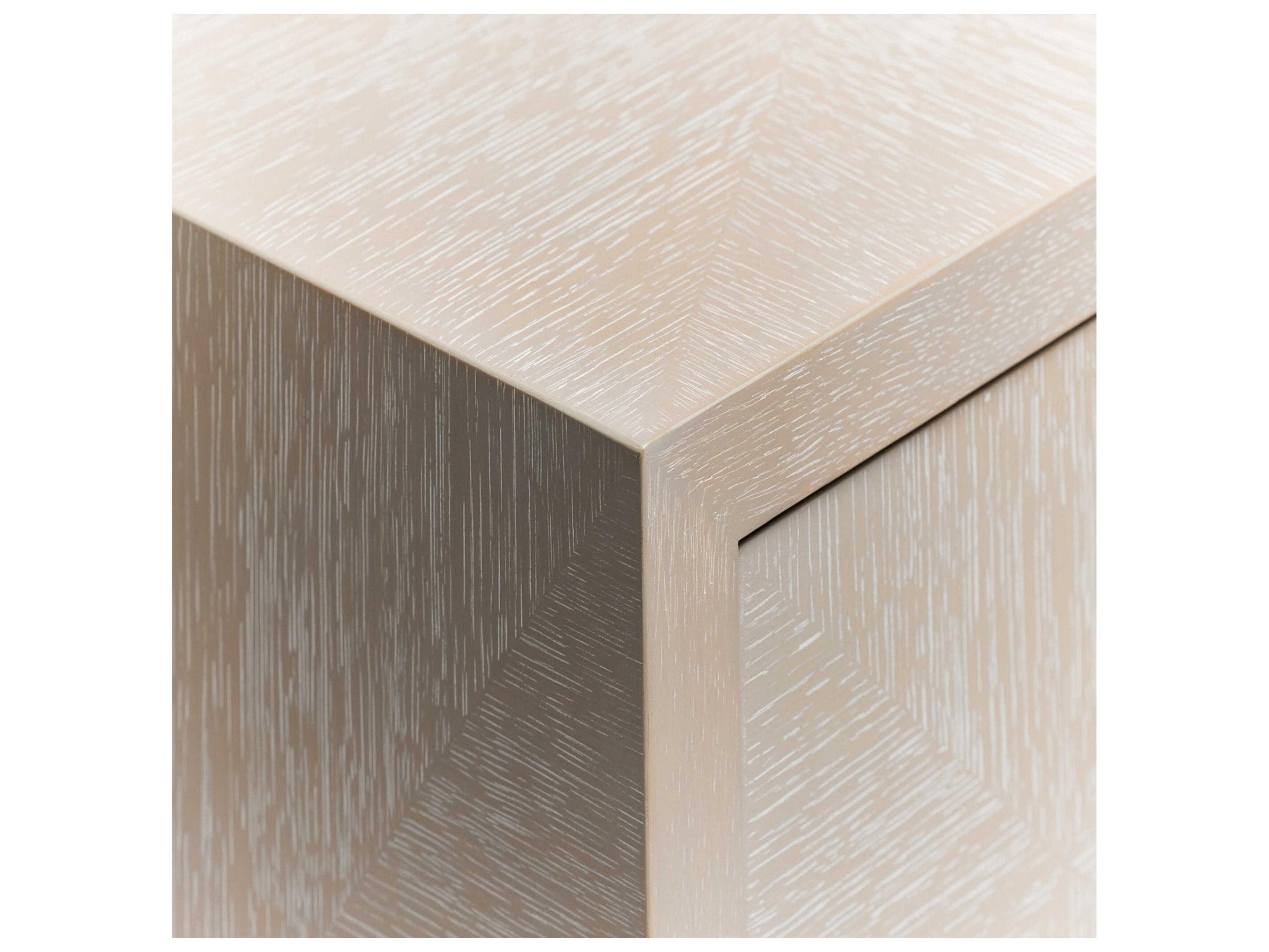 Interlude Home Lowell 1-Drawer Gray Oak Wood Chest Nightstand