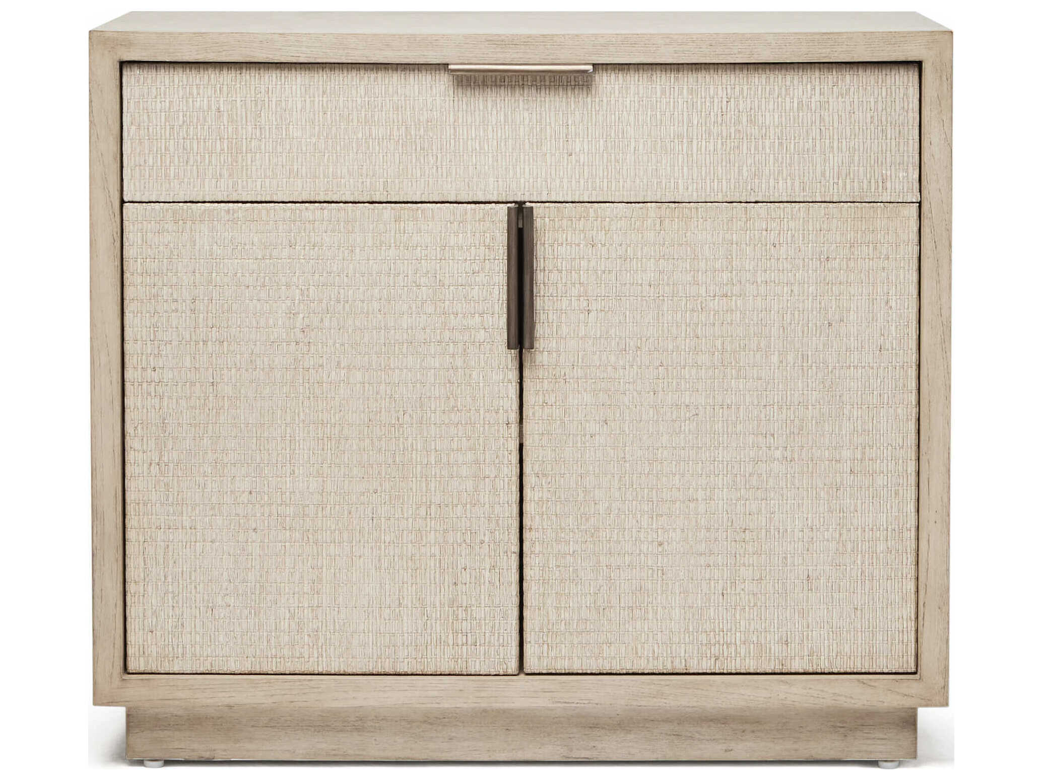 Interlude Home Harperly Washed Taupe Satin Aged Bronze Beige Accent Chest