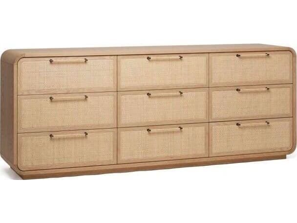 Interlude Home Marsh Natural Oak Wood Dresser