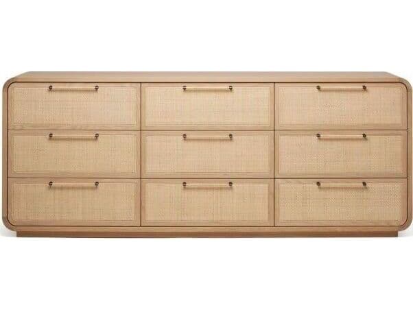 Interlude Home Marsh Natural Oak Wood Dresser