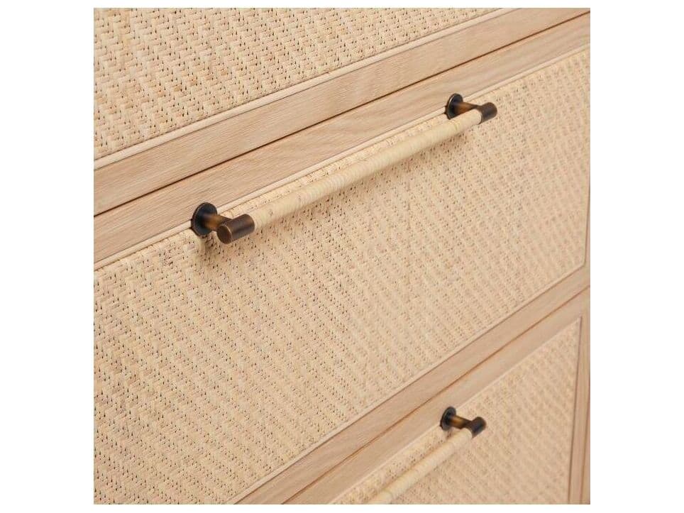 Interlude Home Marsh Natural Oak Wood Dresser