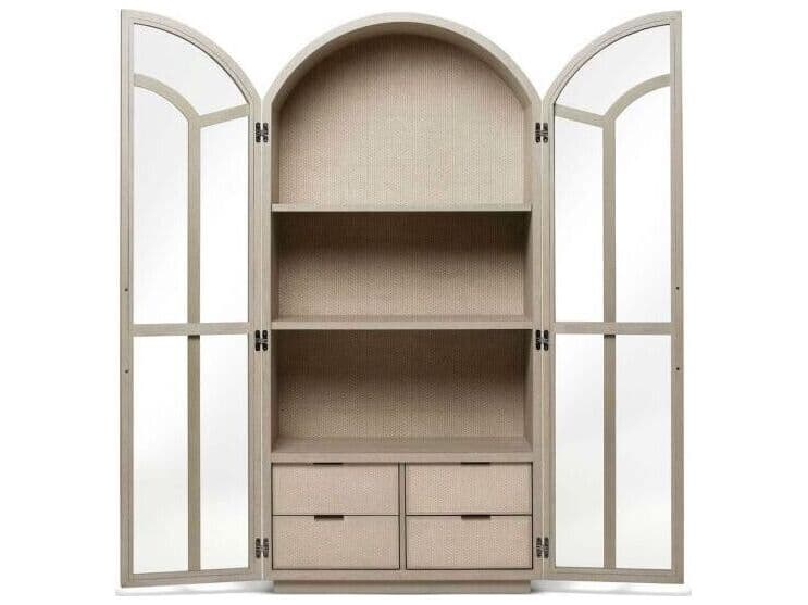 Interlude Home Claudine 38" Cliffside Classic Bronze Media Console