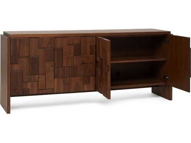 Interlude Home Louise 76" Classic Walnut Media Console