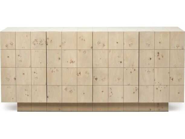 Interlude Home Raphael 72" Washed Taupe Media Console