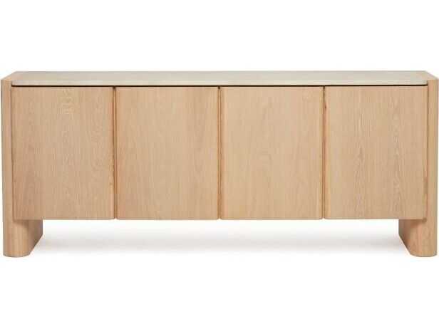 Interlude Home Arden 78" Saddle Honey Media Console