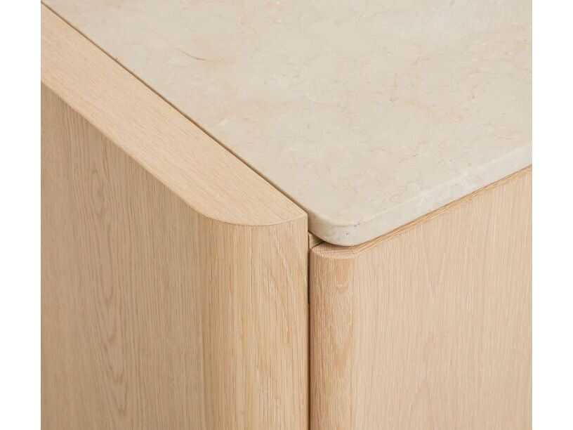 Interlude Home Arden 78" Saddle Honey Media Console