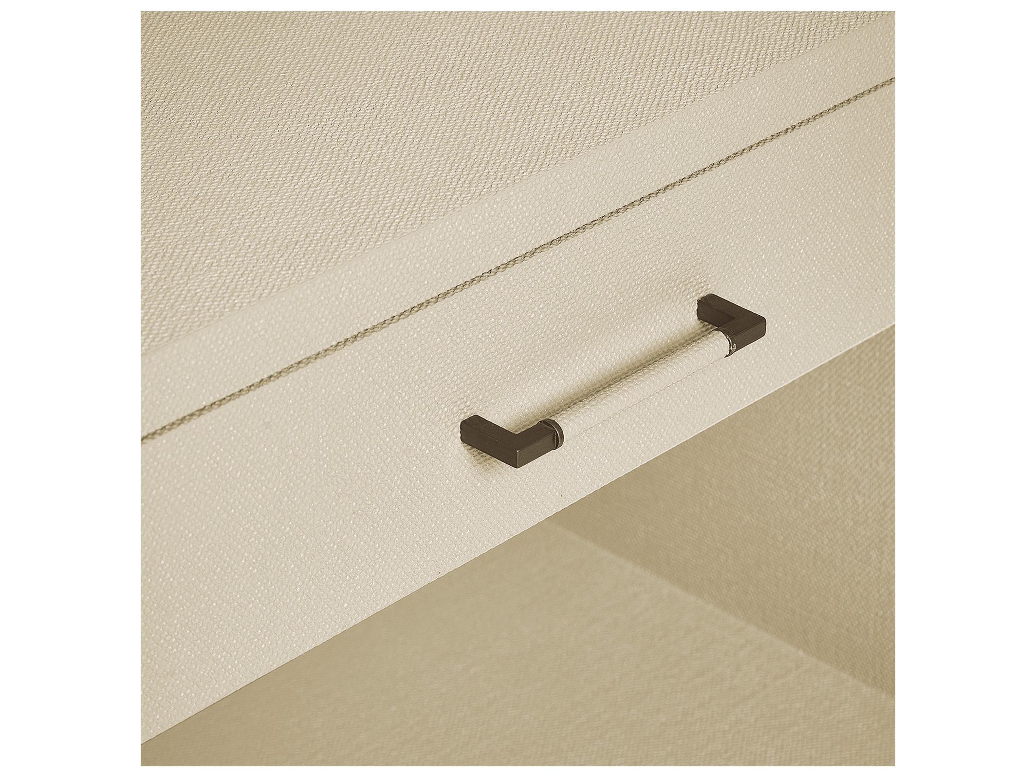 Interlude Home Taylor 2-Drawers Beige Nightstand