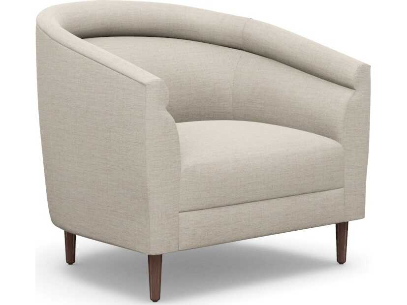 Interlude Home Capri Beige Accent Chair