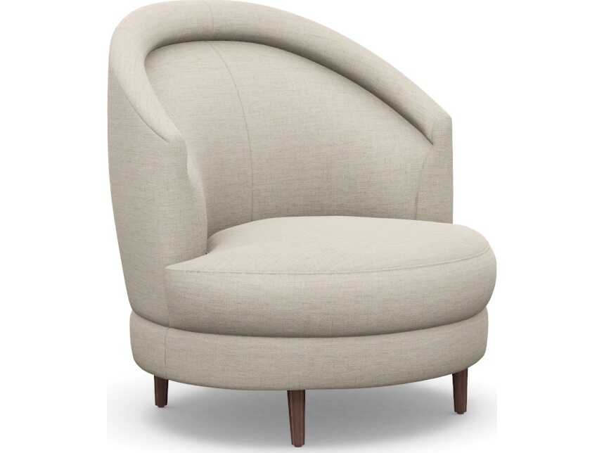 Interlude Home Capri Swivel Beige Accent Chair
