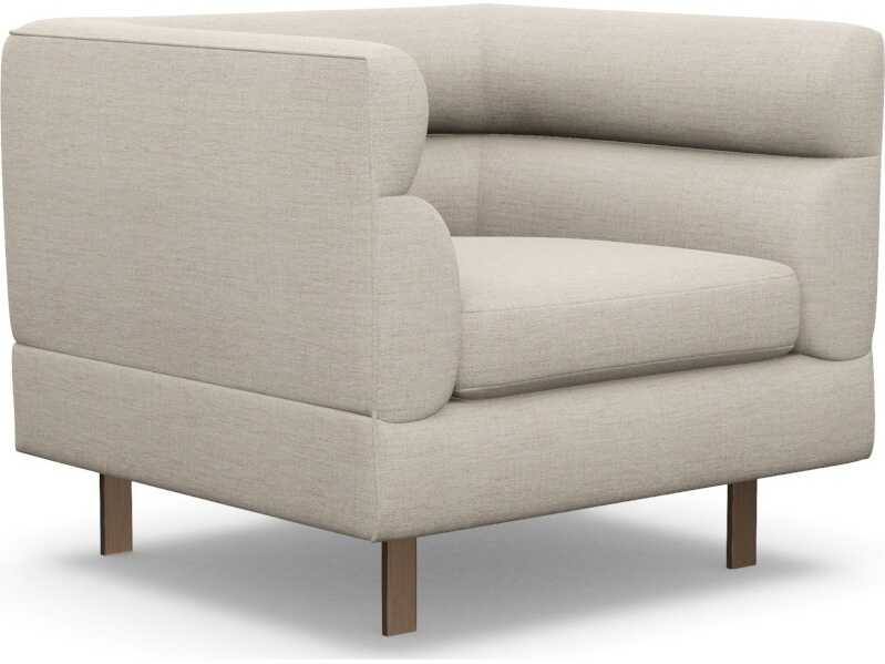 Interlude Home Ornette Beige Accent Chair