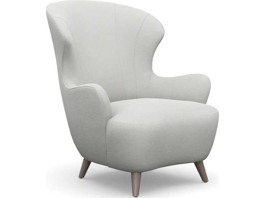 Interlude Home Ollie Gray Accent Chair