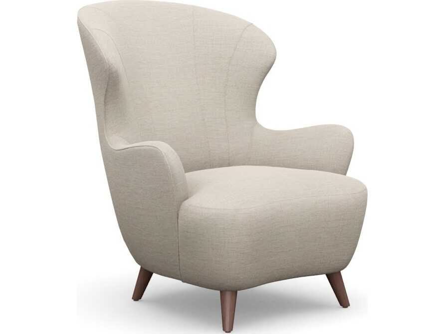 Interlude Home Ollie Beige Accent Chair